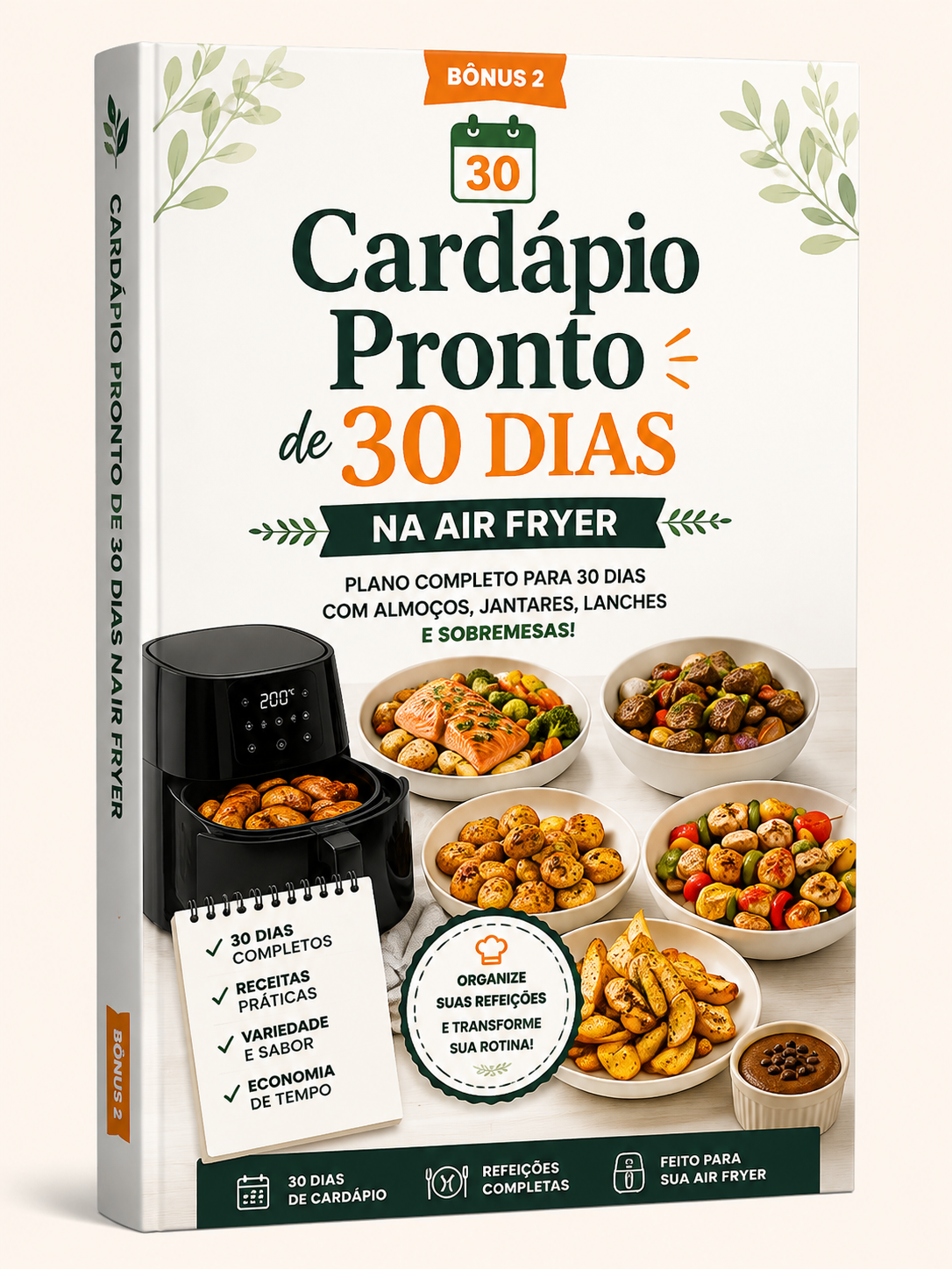 Menú Listo de 30 Días en la Air Fryer