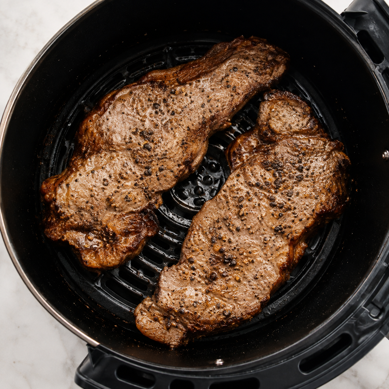 Carne jugosa en la air fryer